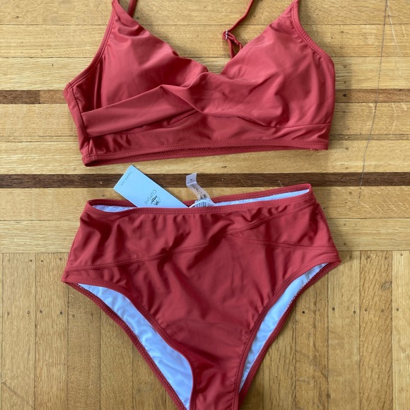 🔻SOLD🔻NWT high waisted merlot bikini - Picture 2 of 2